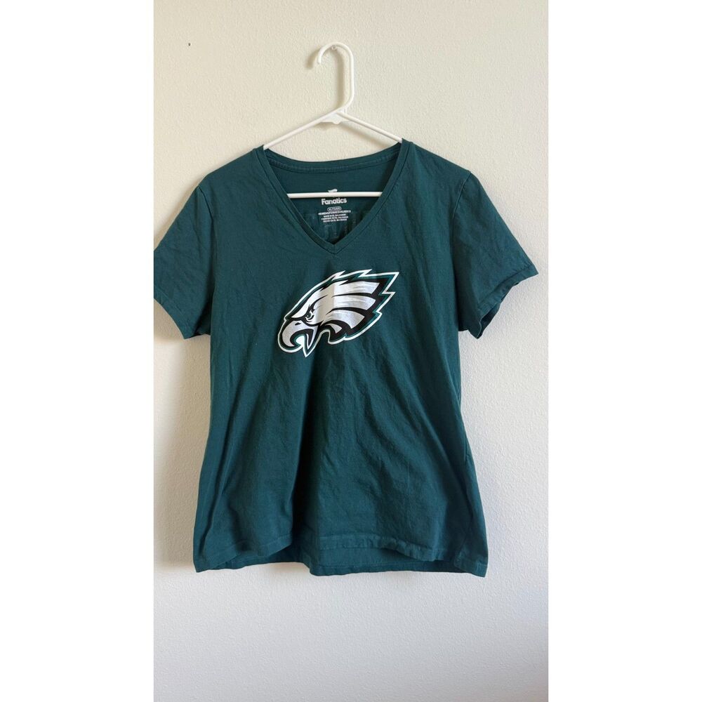 Philadelphia Eagles Jalen Hurts #1 Fanatics Women XL V Neck T Shirt NFL